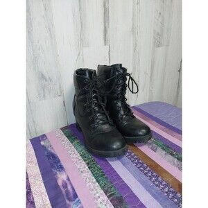 SM New York Black Boots Womens Size US 8 M